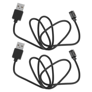 2 Pcs Charging Cable Data Smartwatch Magnetic Cords for Multiple Devices Charge - Zdjęcie 1 z 12