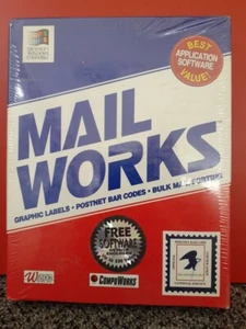 "Vintage" (NOS) MailWorks By CompuWorks Windows3.1 (Includes both 3.5 and 5.25 D - Picture 1 of 6