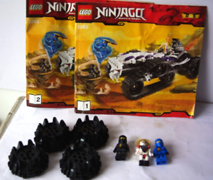Lego Instructions 2263 Parts Ninjago Golden Weapons NJ006 NJ004 NJ019 64712 X4