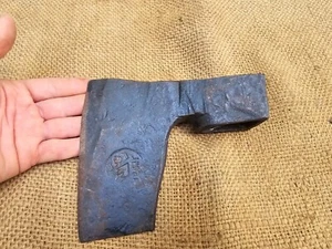 LARGE ANTIQUE AXE HEAD BEARDED VIKING HATCHET FELLING SPLITTING LOGGING VINTAGE - Picture 1 of 15