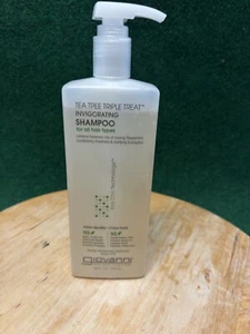 GIOVANNI Tea Tree Shampoo rinvigorente Triple Treat 24 once. Raffreddamento menta piperita... - Foto 1 di 4
