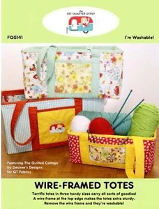 Wire Framed Totes Pattern by The Fat Quarter Gypsy - Picture 1 of 1