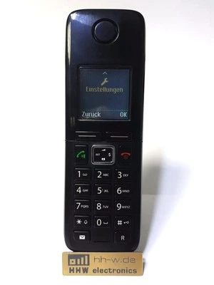 Gigaset C300 baugleich wie A630 CS310 Mobilteil C300A A630A Schwarz+2xneue Akkus - Bild 1 von 2