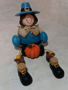 Vtg Anthropomorphic Shelf Sitters/Collections ETC/Pilgrim Thanksgiving 2004 - Picture 1 of 7