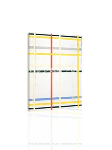 Ciudad de Nueva York 3-Mondrian - ARTE DE PARED DE LIENZO O IMPRESIÓN - Imagen 1 de 2