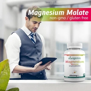 Suplemento Cápsulas Malato Magnesio 1800mg | 120 Cápsulas | Apoyo Muscular - Imagen 1 de 10