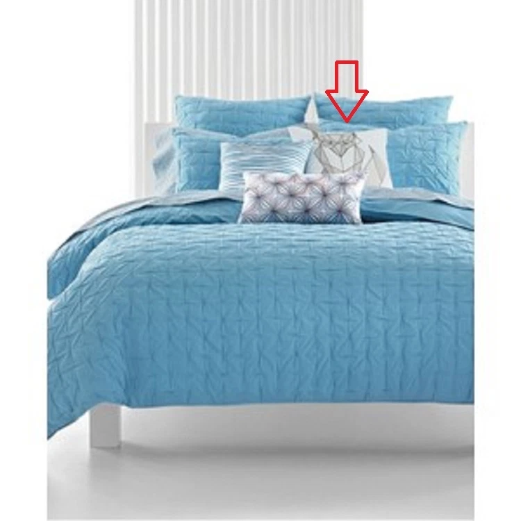 Almohada decorativa cuadrada Foxy spray mar plisado caja Bar III Foxy 18" - Precio de venta sugerido por el fabricante $55 Foto 1 de 3