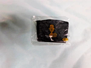 ROSARY CASE BLACK & GOLD VINYL "IHS" CHALICE VINYL WITH ZIPPER NEW IN PACKAGE - Picture 1 of 4
