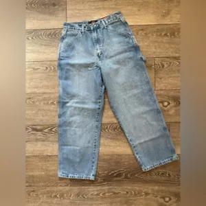 Route 66 Vintage Carpenter Petite Ladies Jeans Medium Wash SZ 11/12 NWT - Picture 1 of 8