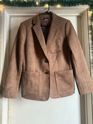 Chaqueta Blazer Tommy Hilfiger Look Gamuza - Forro Marrón Paisley Foto 1 de 4