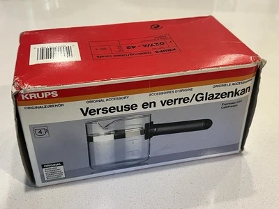 NUEVO KRUPS Jarra de vidrio Jarra de vidrio OEM Repuesto Espresso Mini CafePresso🇨🇭 Foto 1 de 4