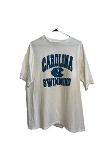 Camiseta de Natación UNC Carolina Talla XL Vintage Años 90 Coche Cru Hecha en EE. UU. - Imagen 1 de 10
