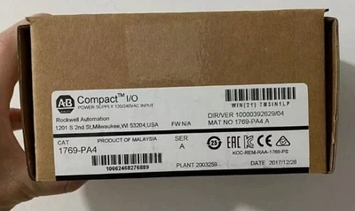 New Sealed Allen Bradley 1769-PA4 SER A CompactLogix Power Supply Module - Image 1 of 4