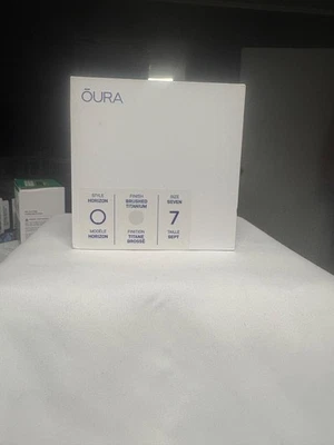 oura ring gen 4 size 7 brushed titanium - Image 1 of 2