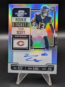 Boleto de novato Tyler Scott 2023 Contender Optic RC automático plateado Prizm #139 - Imagen 1 de 2