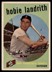 1959 Topps #422 Hobie Landrith VG/EX Very Good/Excellent Giants  - Picture 1 of 2