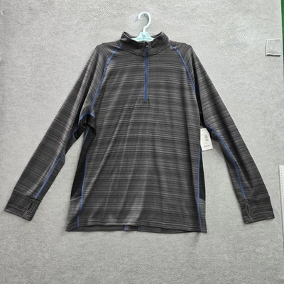 Sudadera Outdoor Life Hombres XL Gris Rayas Ropa Activa Cremallera Manga Larga Nueva con Etiquetas Foto 1 de 4