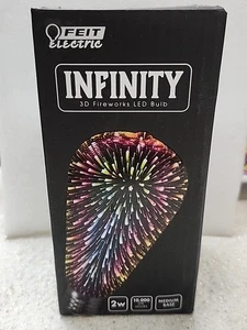 FEIT Electric Infinity 3D Fireworks LED Light Bulb, ST19 LED Bulb ST19/PRISM/LED - Picture 1 of 4