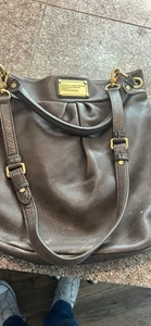 Bolso Bandolera HOBO Marc Jacobs Clásico Q Hillier Marrón Cuero Guijarro - Imagen 1 de 6
