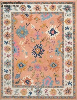 Oushak Hand Knotted 8x10, 9x12, Area Rug Carpet for Home, Bedroom, Living Room - Image 1 of 4