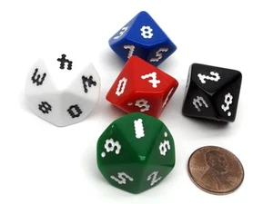 The Dice Lab OptiDice D10 (0-9), 1 Piece or Assortment - Choose Your Color - Picture 1 of 6