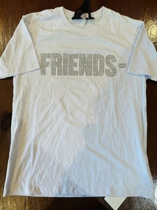 Vlone Die Shirt Herren Designed with stones Friends weiß Gr.#S Neu - Bild 1 von 7