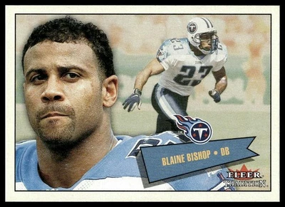 2001 Fleer Tradition #83 Blaine Bishop Tennessee Titans NM+ - Image 1 of 2
