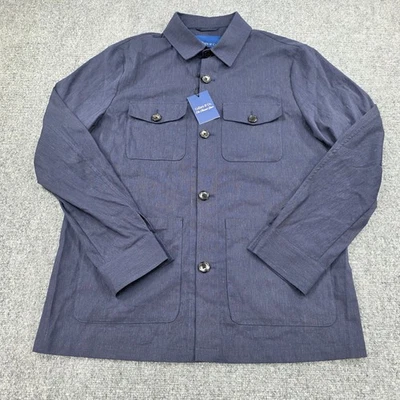 Blazer Collars & Co The Maverick Azul Marino Para Hombre Talla L Estilo NK-6027 Lino Foto 1 de 4