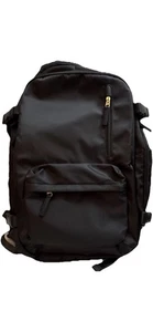 Travel Backpack Carry On Backpack Unisex Black Laptop 16" USB Port Daypack Large - Picture 1 of 4