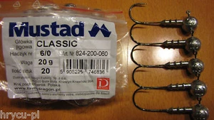 5 MUSTAD JIGKÖPFE GR. 6/0 - 20g FÜR KOPYTO HIT !!! - Bild 1 von 1
