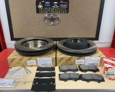 2010-2023 LEXUS GX460 正品原始设备制造商前制动马达原始设备制造商垫片和针 — 第 1/4 张图片