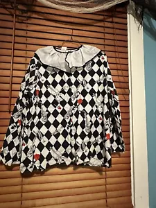 Vintage Fright Factory Item: 7015 Musical Clown Costume Handmade In Germany Sz L - Picture 1 of 10