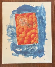 Dumont Art Calendar Lithograph Pop MCM Modern Robert Rauschenberg Banner