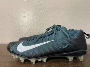 NEW Men's Nike Alpha Menace Black Green 918187-024 Football Cleats Size 17 - Picture 1 of 7