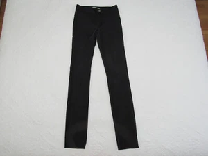 J BRAND " Black Sea " Womens Jeans Size 25 Black Made In CA USA - Picture 1 of 8
