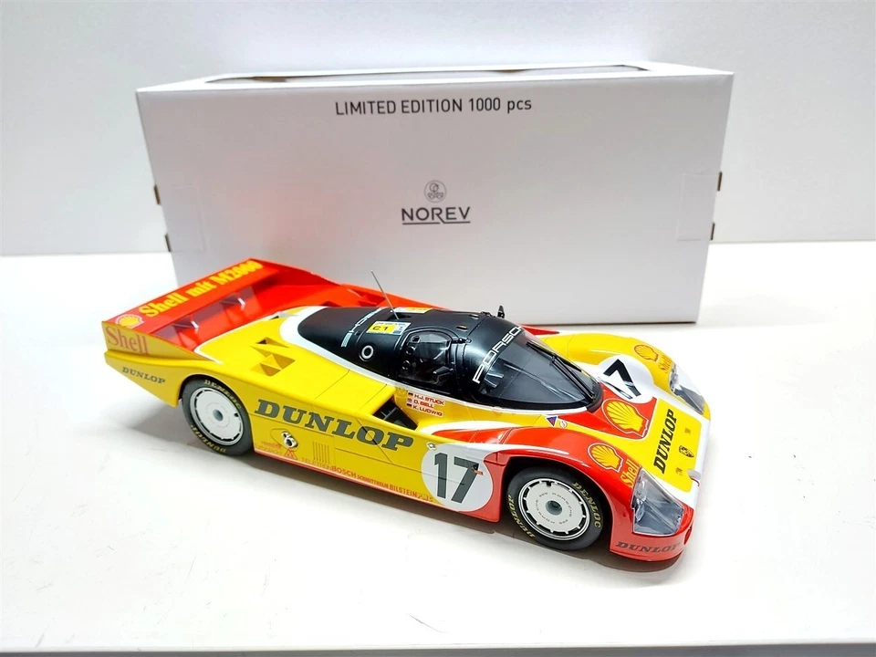 Porsche 962 Shell 24h Le Mans 1988 #17 - 1/18 Norev Limited Ed. 1000 pcs - Immagine 1 di 4