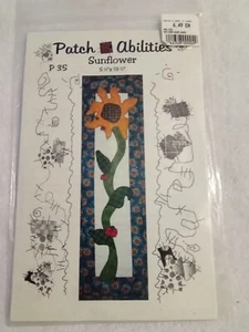 Patch Abilities "Sunflower" Wall Hanging Quilting Pattern - Picture 1 of 2