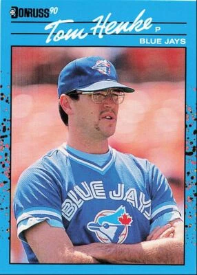 1990 Donruss Best of the AL Tom Henke Toronto Blue Jays #14 - Image 1 of 2