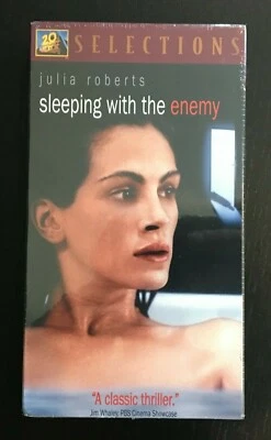 Sleeping With the Enemy VHS Tape 1991 Julia Roberts New Sealed Foto 1 de 4