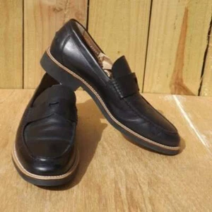 Größe 7 Michael Toschi Herren Schwarz Italienisch Performance Elegant Pferd Gebiss Halbschuhe - Bild 1 von 7