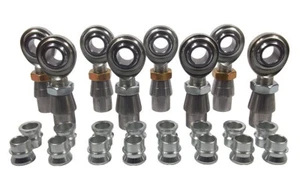 ECONOMY 4 LINK KIT 3/4 HEIM JOINT 3/4-5/8 HIGH MISALIGNMENT SPACER BUNG .095 - Picture 1 of 8