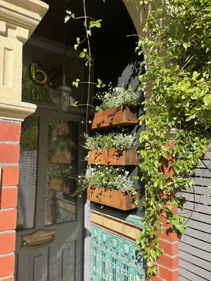 Wall Mounted Rustic Planter Pation Plants Gardens Baskets Grow your own Pots - Image 1 of 4