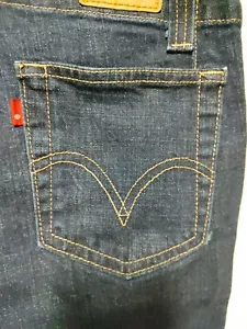 Jeans Levi's ***TALLA 10 *** 525 Bootcut lavado oscuro *C784 - Imagen 1 de 5