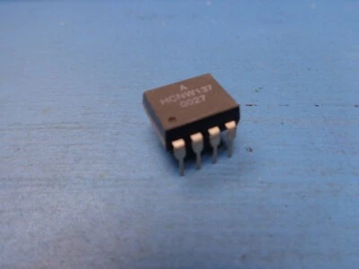 (1) AGILENT HCNW137 LOGIC OUT DC IN 1 CHANNEL OPTOCOUPLER 8 PIN WIDEBODY DIP - Image 1 of 3