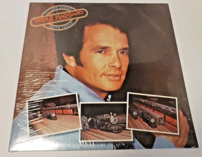 Merle Haggard & The Strangers My Love Affair With Trains LP ST11544 1976 Sealed - Image 1 of 4