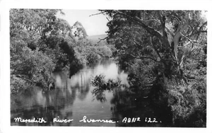 Postcard Meredith River at Swansea Tasmania A.B. Series 122 RPPC - Picture 1 of 2