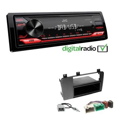 JVC KD-X182DB MP3 DAB+ USB 1-DIN Autoradio für Volvo XC70 2004-2007 - Bild 1 von 4