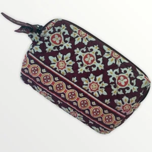 Vera Bradley Makeup Cosmetic Bag Phone Clutch LIned 5 1/4" X 7" Zip Closure - Picture 1 of 6