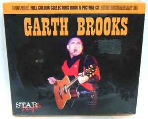 Vintage Garth Brooks CD Collectors Picture Book Profile 1998 Documentary Gift - Imagen 1 de 3