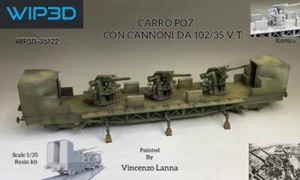 CARRO POZ con CANNONI da 102/35 V.T, modello in res Sc 1/35 – N° rif.35122 WIP3D - Zdjęcie 1 z 3